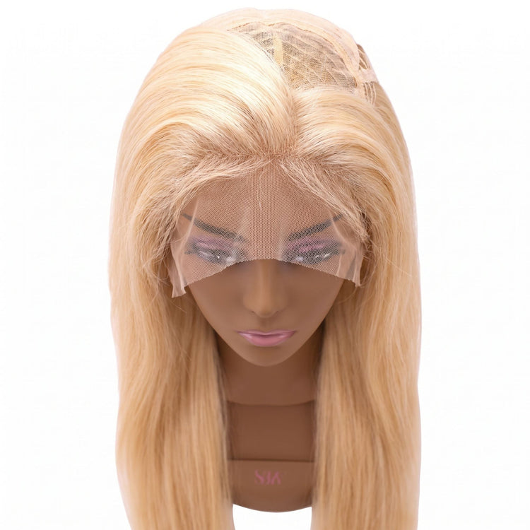 Blonde Straight Transparent Full Lace Wig