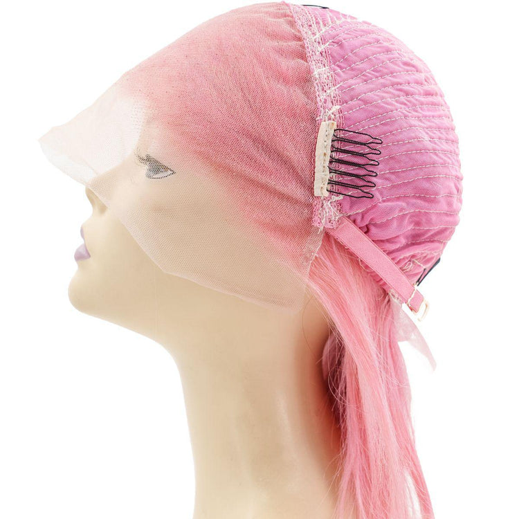 Cotton Candy 13x4 Transparent Lace Front Bob Wig