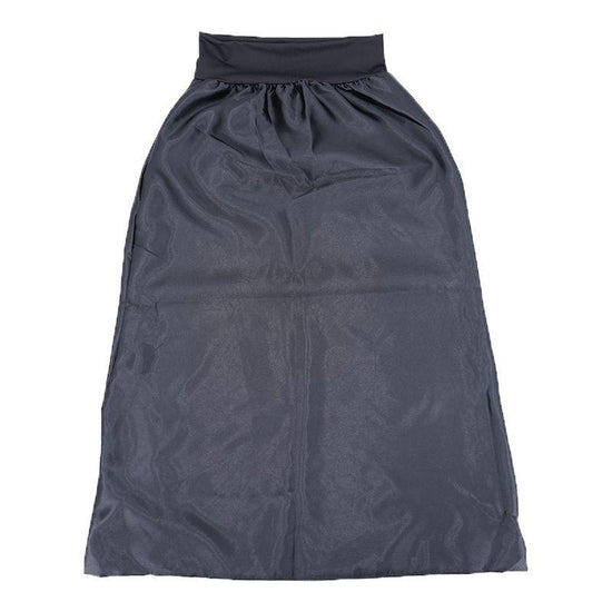 Black Long Silk Bonnet