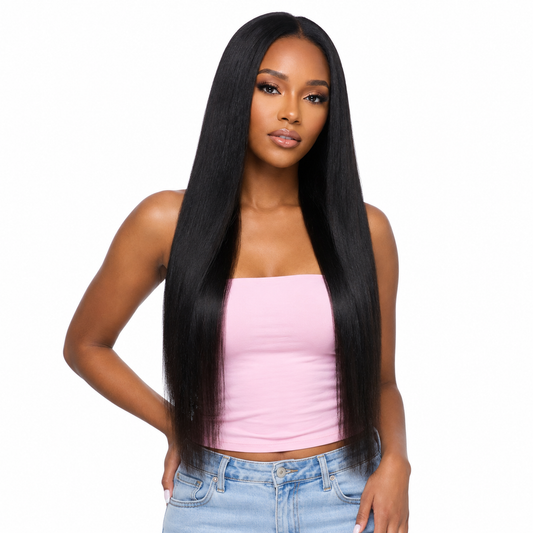 Yaki Straight Half Wig