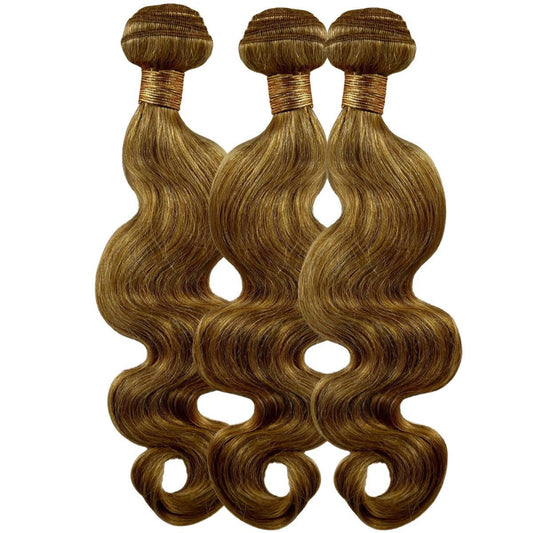 Honey Blonde Body Wave Human Hair Bundle Deal