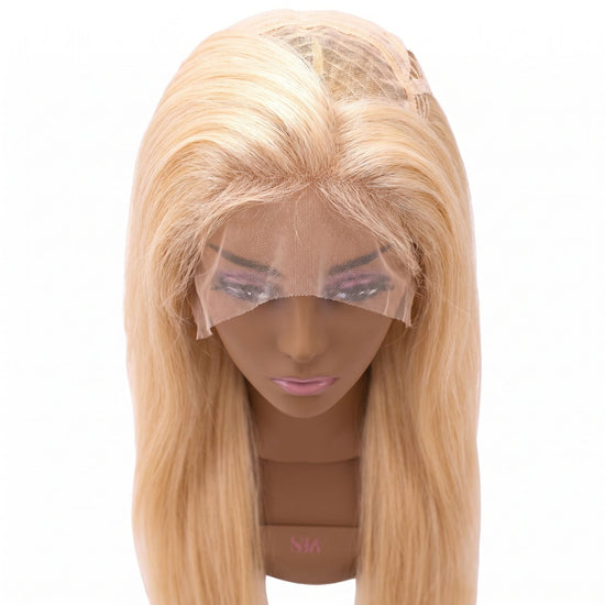 Blonde Straight Transparent Full Lace Wig