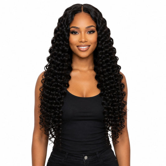 Glueless Deep Wave 2x6 HD Lace Closure Wig