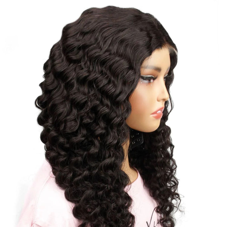 Glueless Deep Wave 2x6 HD Lace Closure Wig