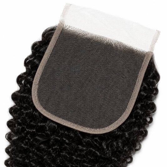 Jerry Curl 4x4 Transparent Lace Closure