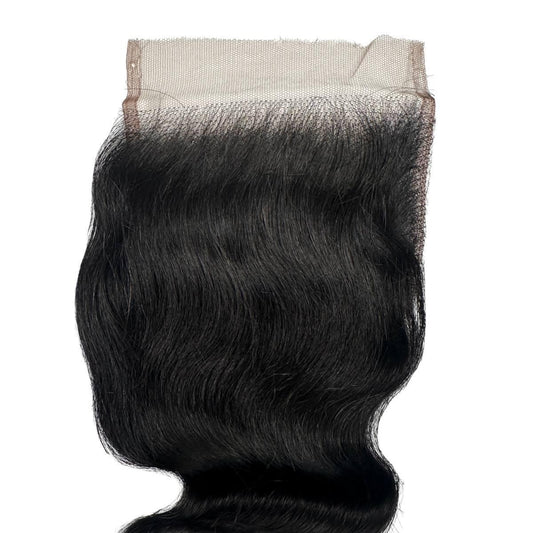 Jet Black Body Wave 4x4 HD Lace Closure